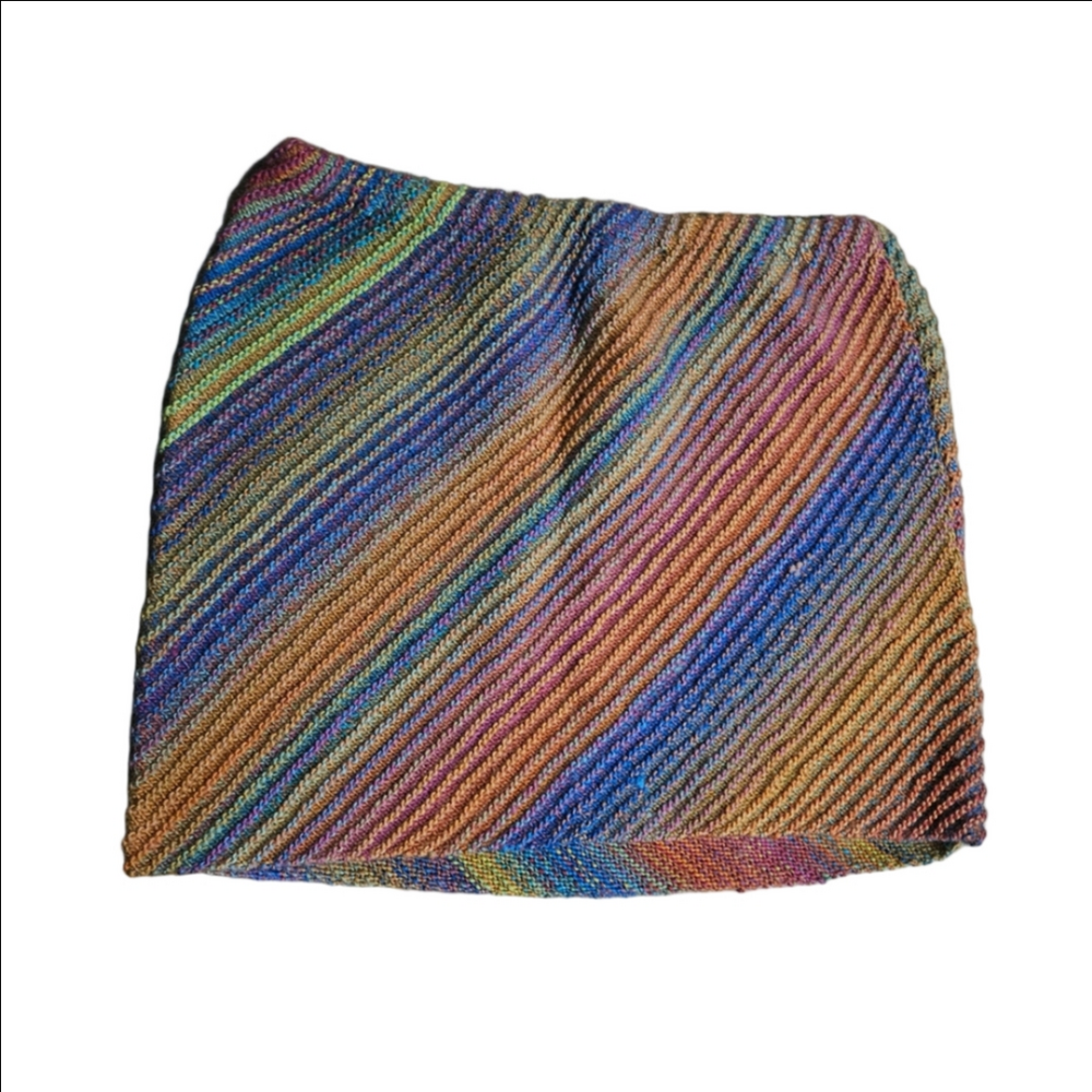 Colorful Striped Women's Mini Skirt